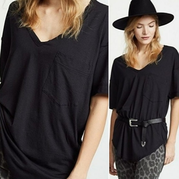 Free People Tops - Free People Ronnie Oversized Short Sleeve Tee